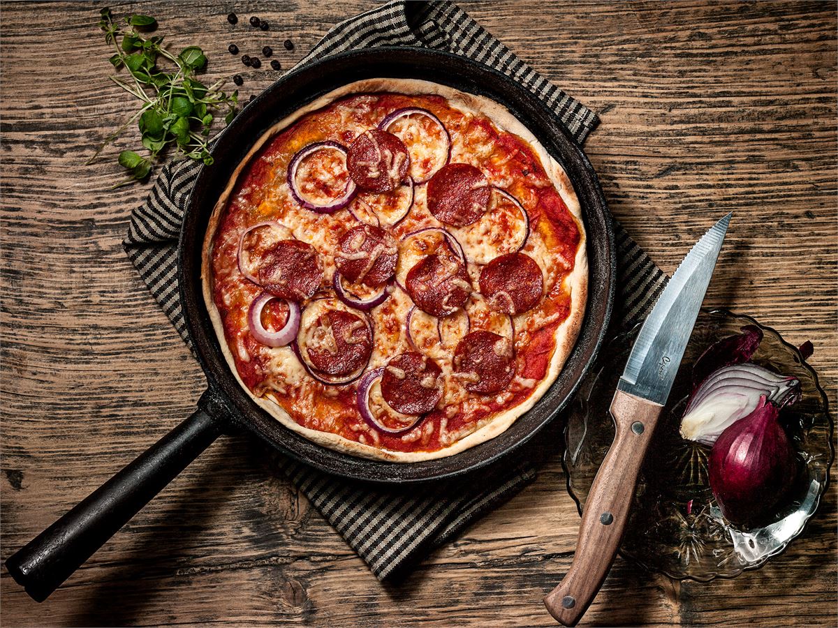 простые рецепты пицца на сковороде с фото и вкусные фото 112