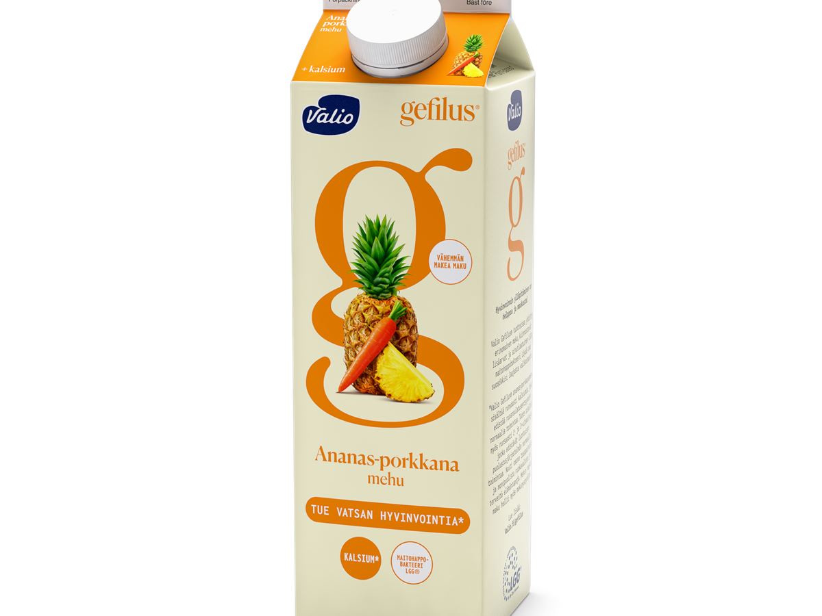 Valio Gefilus® mehu ananas-porkkana+kalsium | Valio