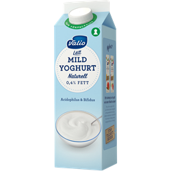 Valio Mild yoghurt naturell 0,4% 1000 g