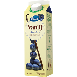 Valio Vanilj™ yoghurt blåbär 1000 g