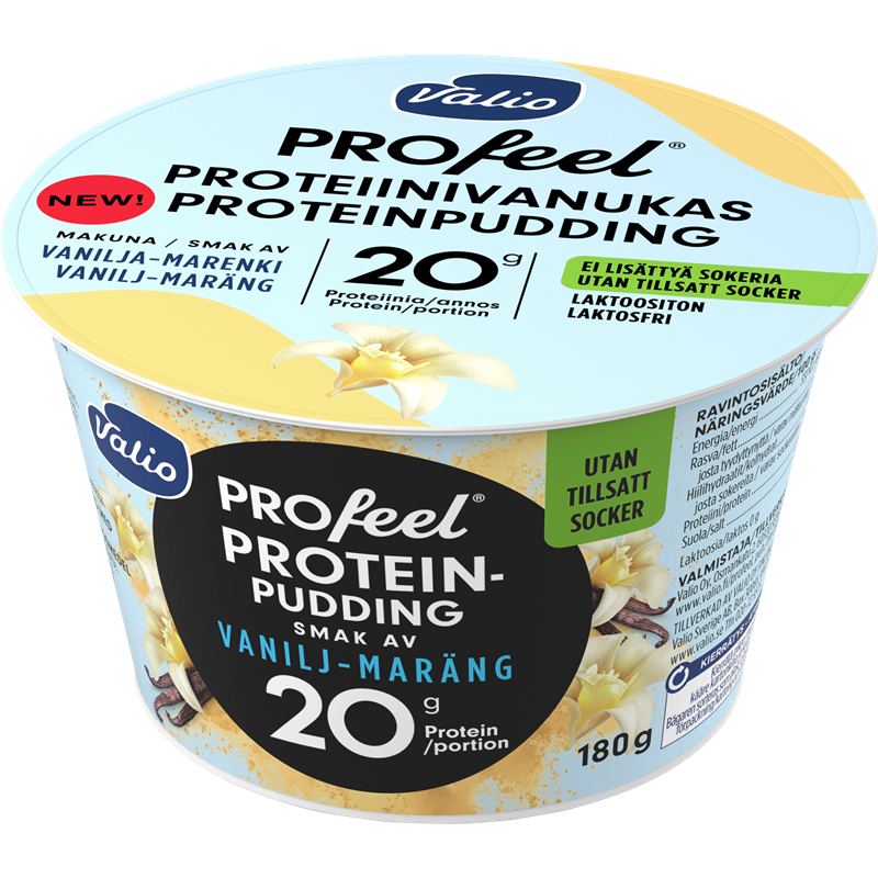 Valio PROfeel® proteinpudding vanilj-maräng