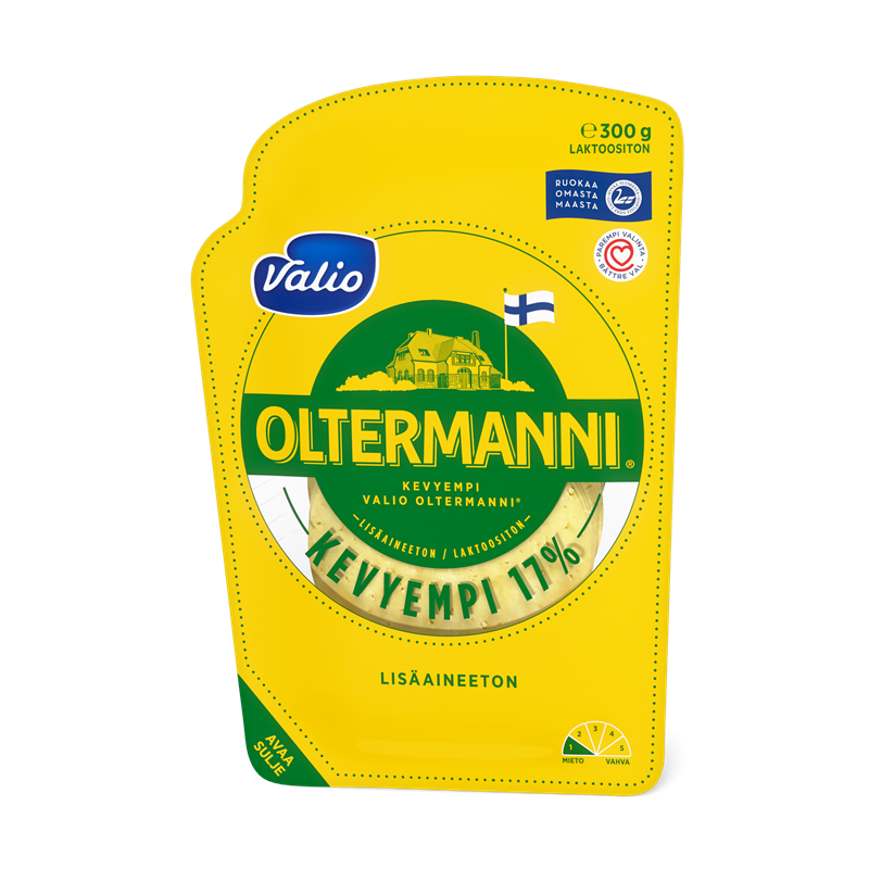 Valio Oltermanni® 17 % e300 g viipale