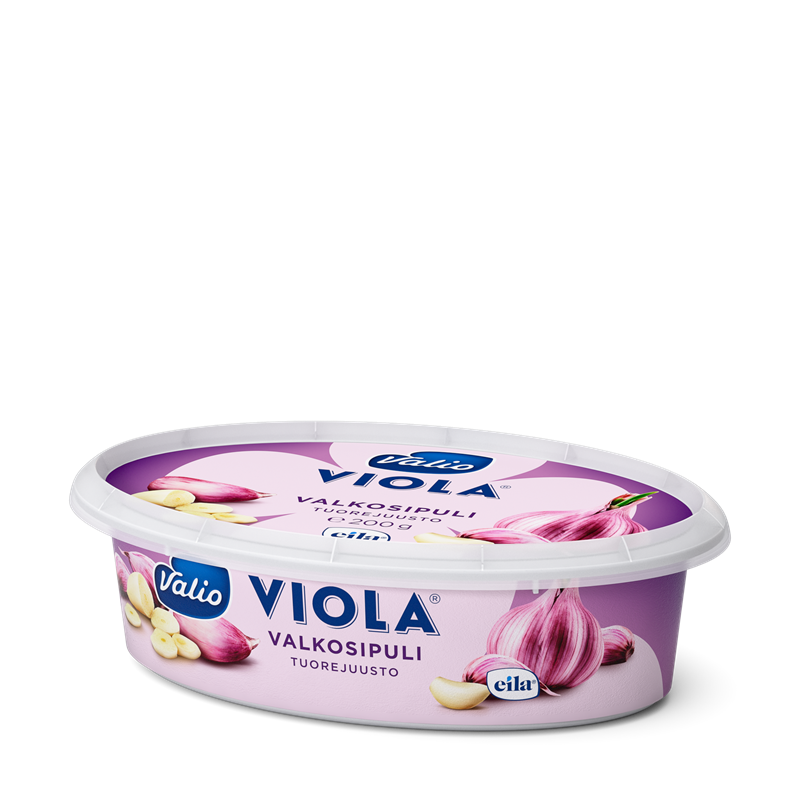 Valio Viola® e200 g valkosipuli tuorejuusto laktoositon