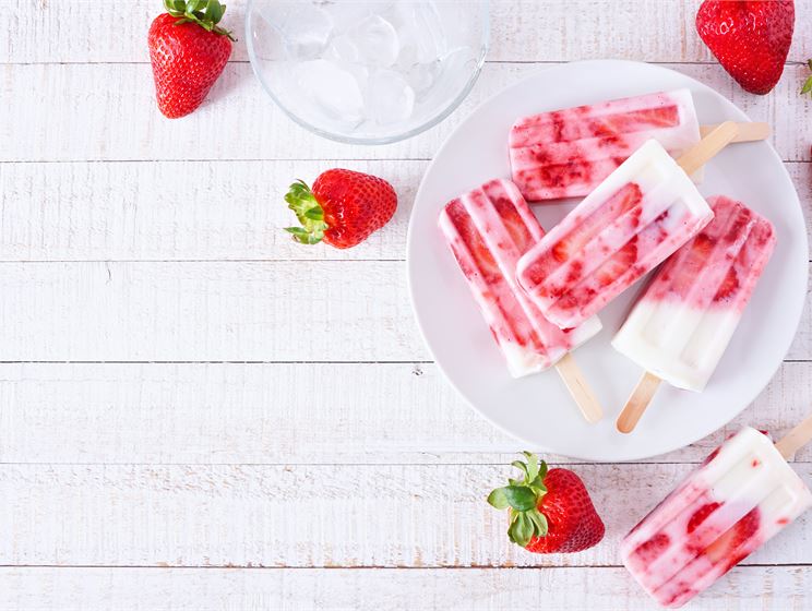 Bärdröm yoghurtpinnglass