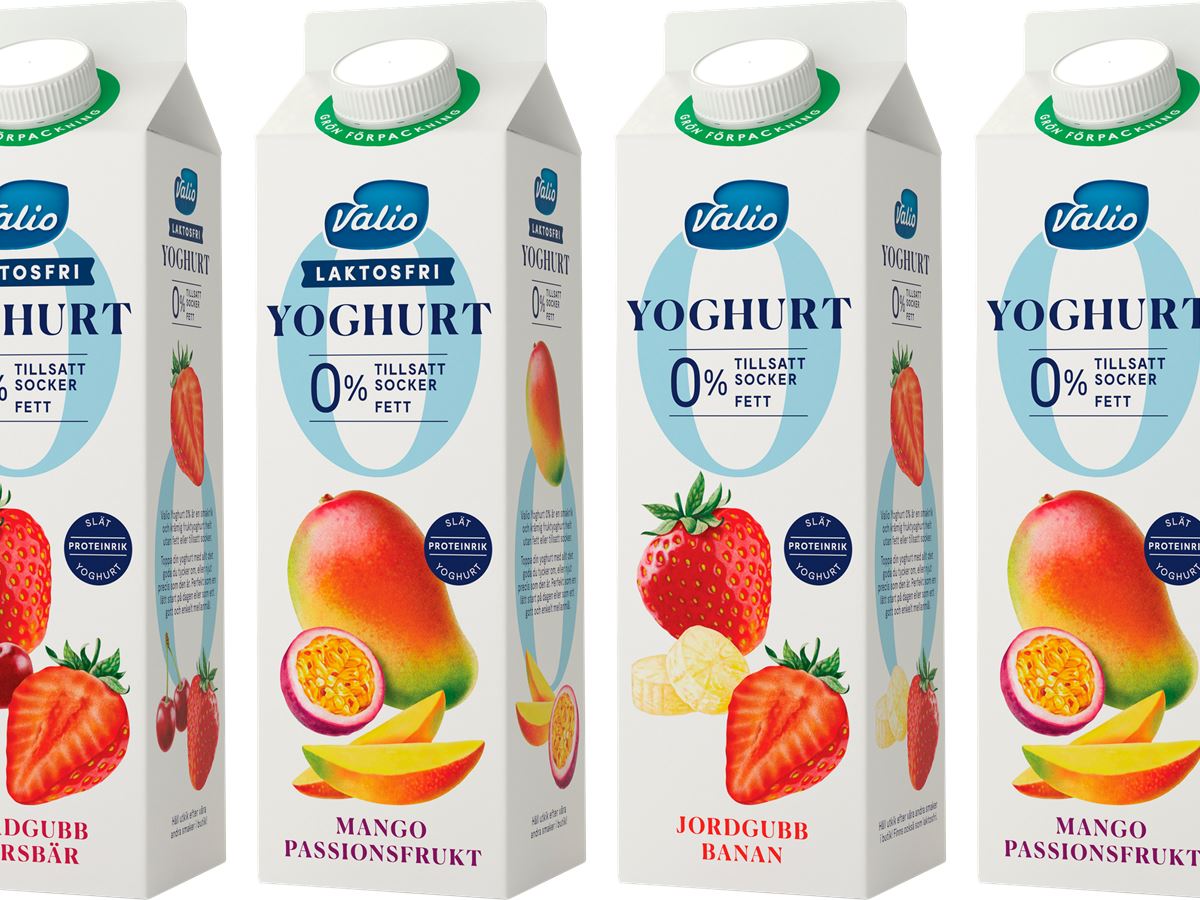 Valio lanserar Yoghurt 0 fruktyoghurt helt utan fett och tillsatt