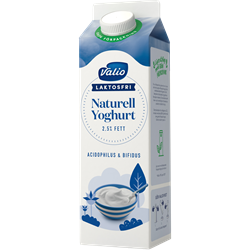 Valio Laktosfri yoghurt naturell 2,5% 1000 g