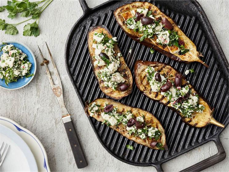 Grillad aubergine