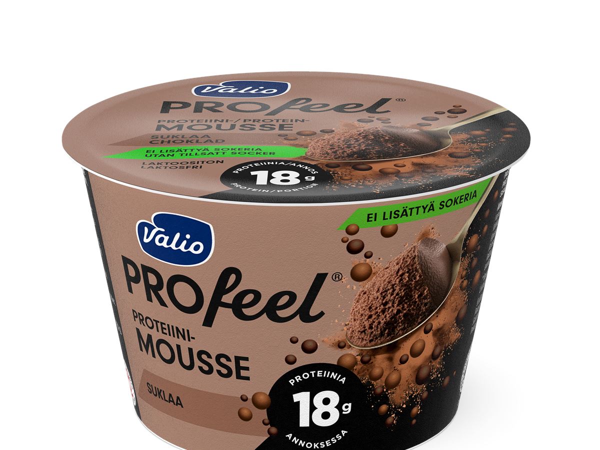 Profeel proteiinimousse suklaa&appelsiini