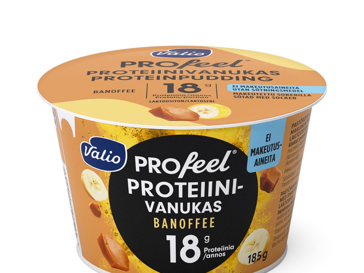 Valio PROfeel® proteiinivanukas banoffee | Valio