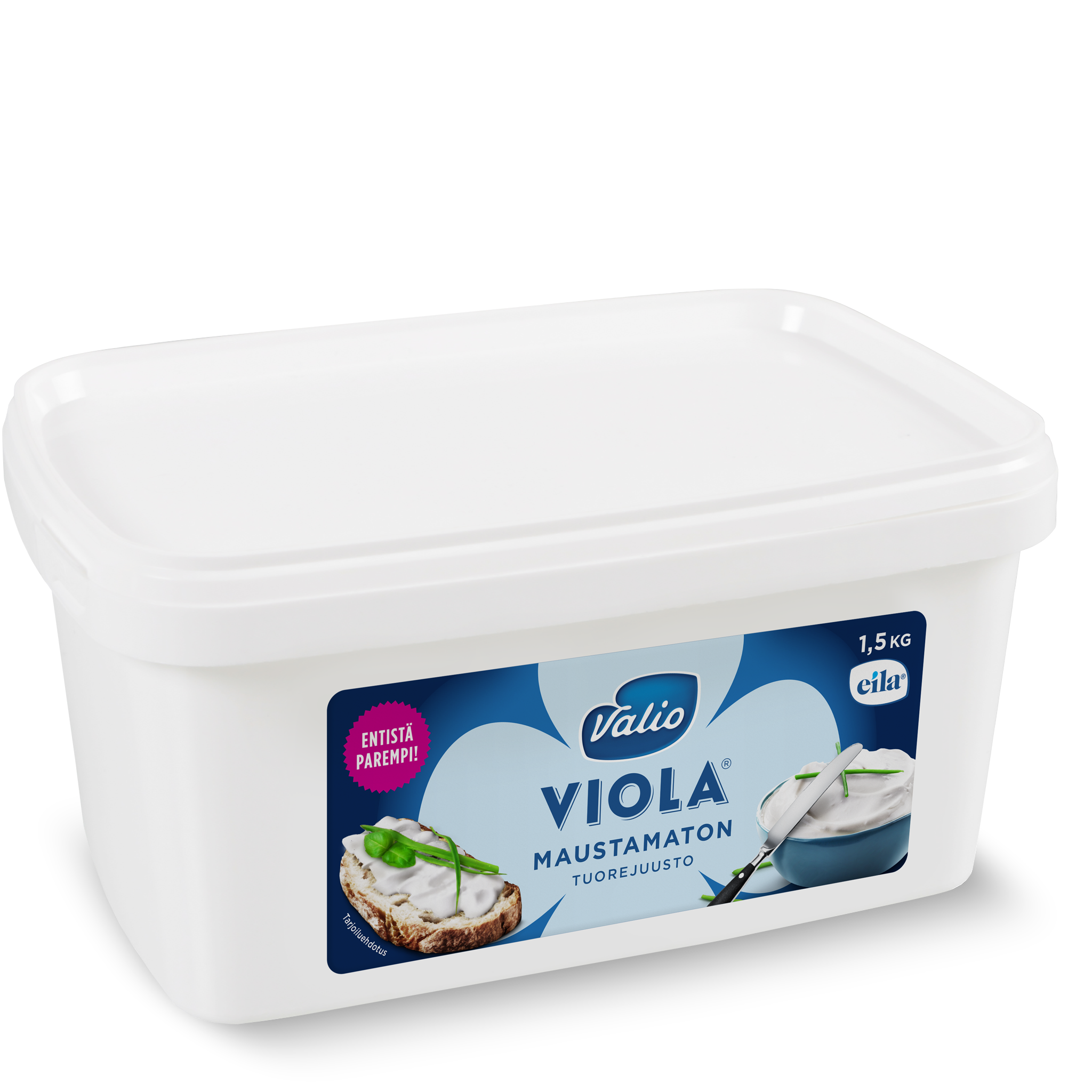 Valio Viola® maustamaton tuorejuusto sanko | Valio