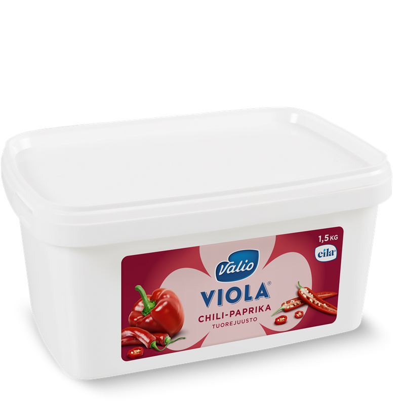 Valio Viola® 1,5 kg chili-paprika tuorejuusto laktoositon