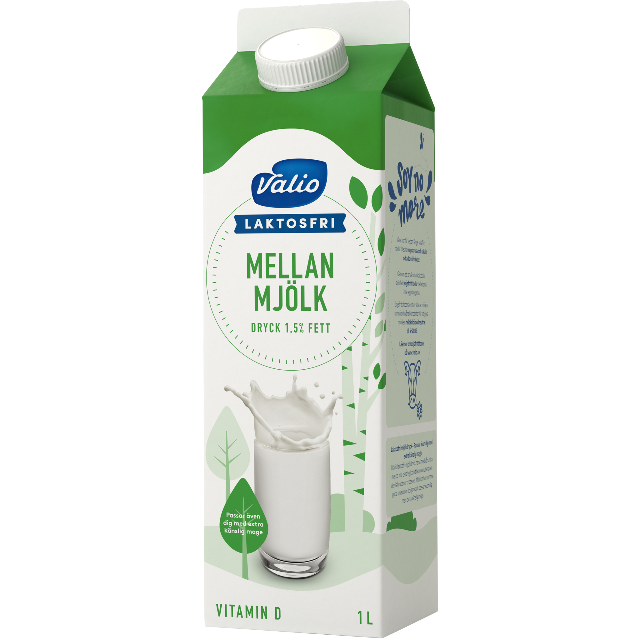 Valio Laktosfri Mellanmjölkdryck | Valio