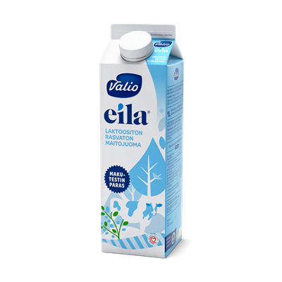Valio Eila® rasvaton maitojuoma 1 l laktoositon rullakko
