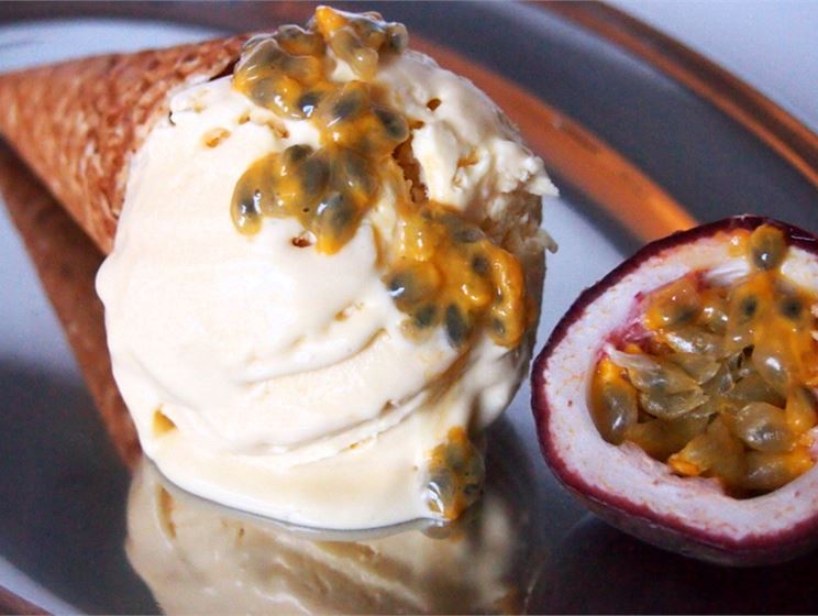 Mango-passionjäätelö