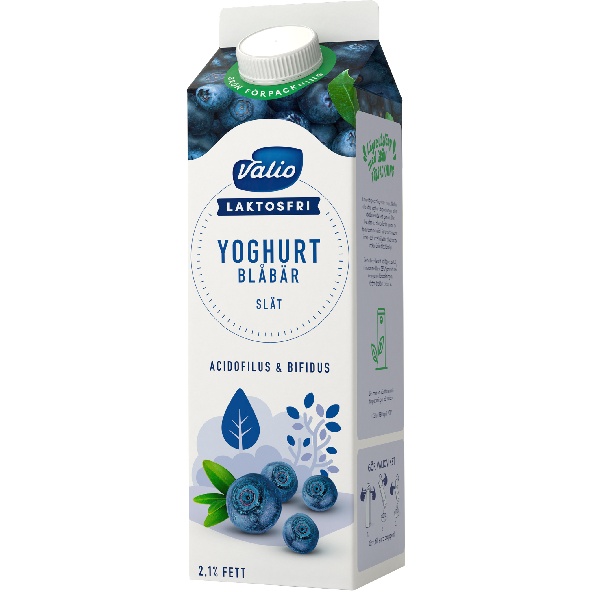 Valio Laktosfri yoghurt blåbär | Valio
