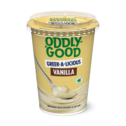Oddlygood® Greek-a-licious 380 g vanilja