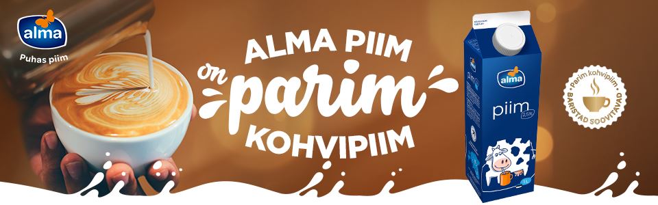 Kohvimeistrid valisid oma lemmikuks Alma piima | Valio