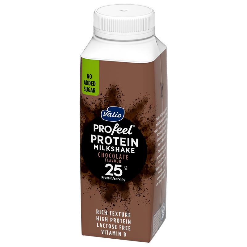 Valio PROfeel® Protein-ის შოკოლადის მილქშეიკი 250 მლ