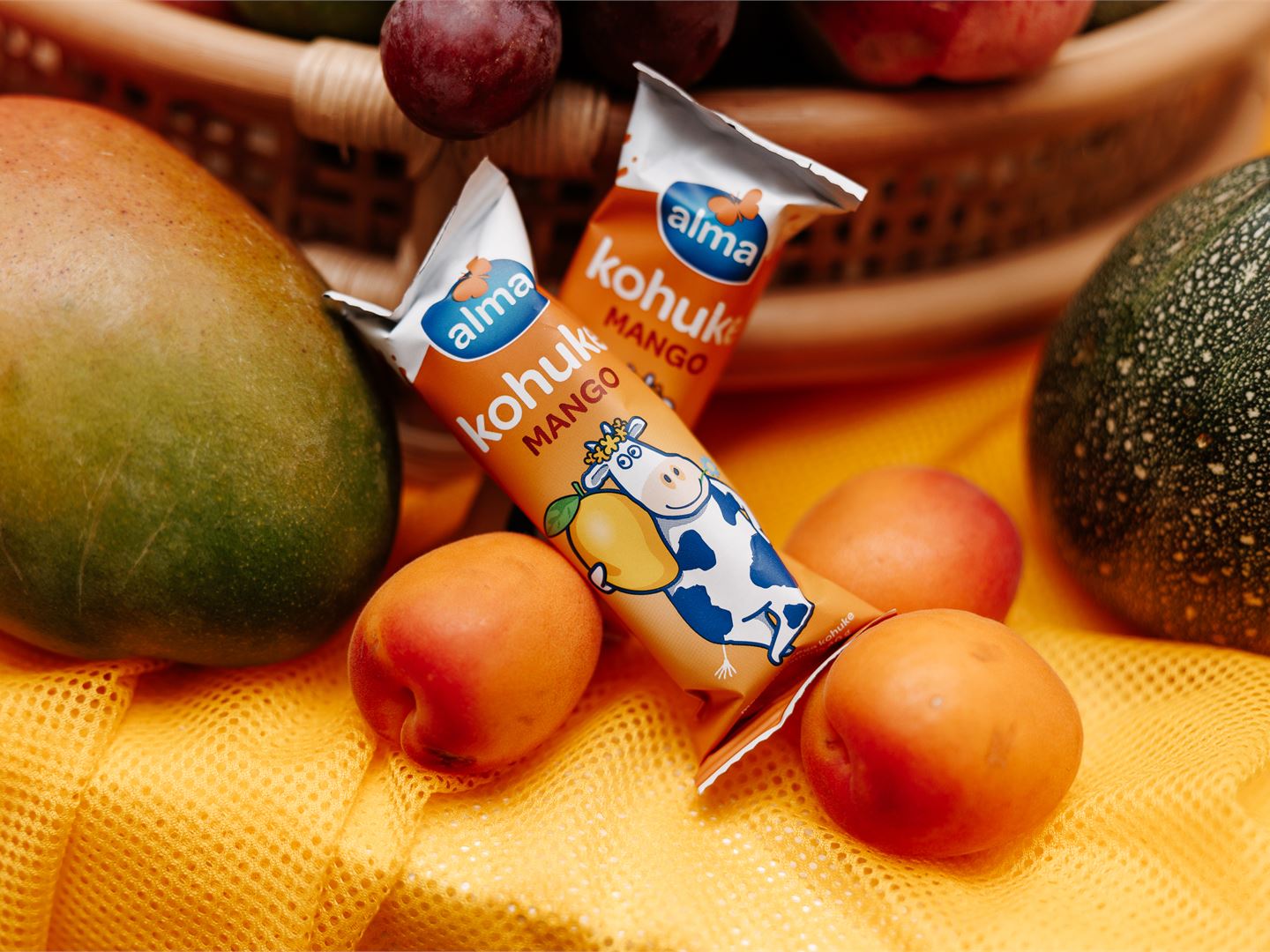 Alma Biezpiena Sieri Ar Mango Pild 40 G Valio
