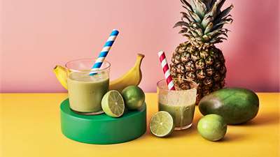 Tropical matcha smoothie | Valio