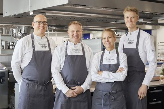 Compass Group Culinary Team Finland: Sampsa Vainio, Antti Tynkkynen, Ville Pyykönen, Tea Viinanen