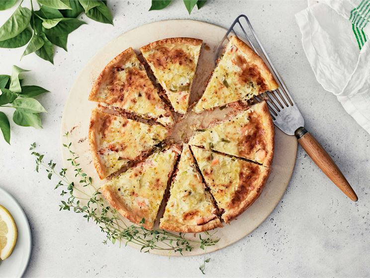 Savulohi Quiche eli savulohipiiras