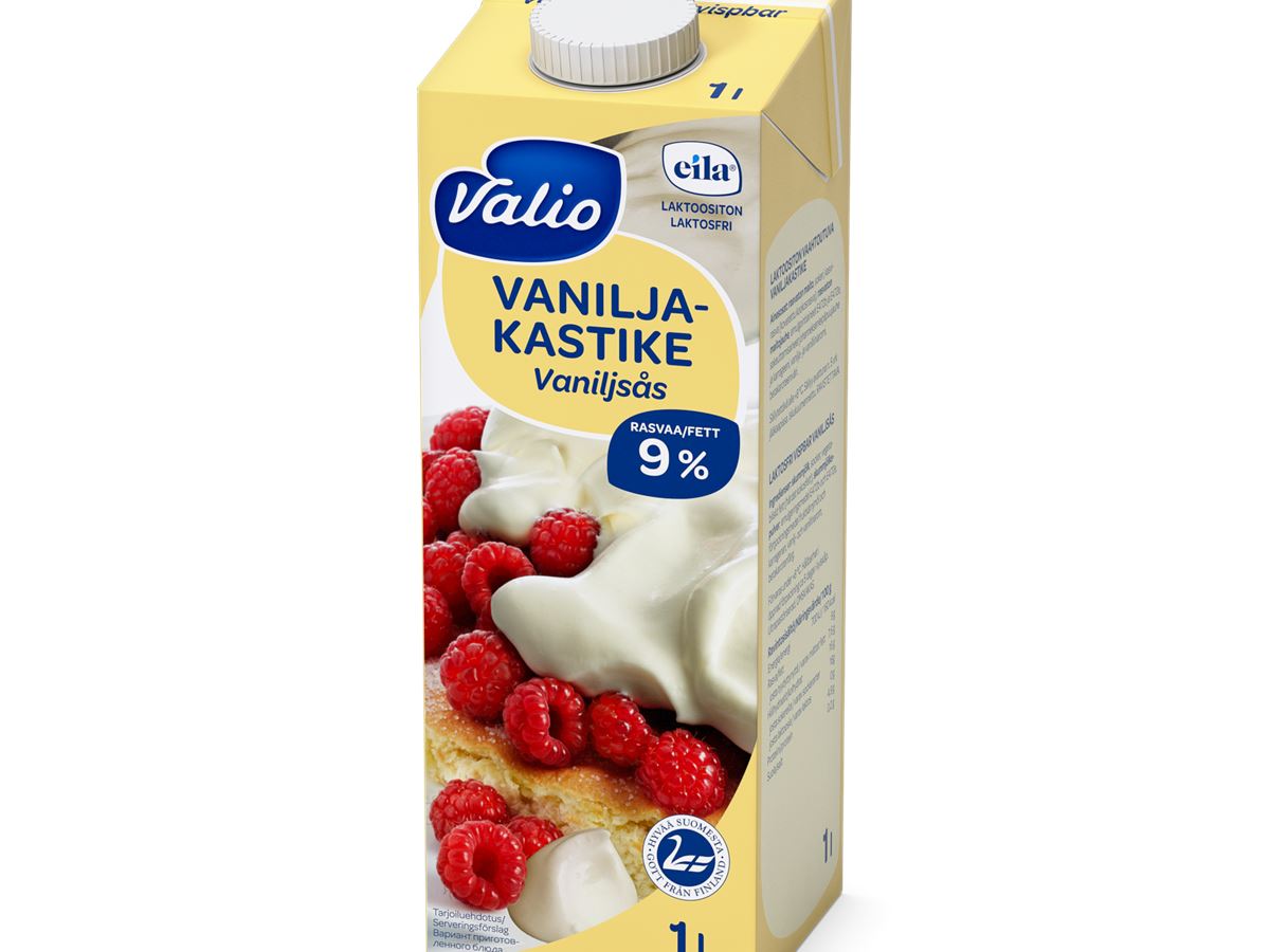 Valio vaahtoutuva vaniljakastike laktoositon | Valio