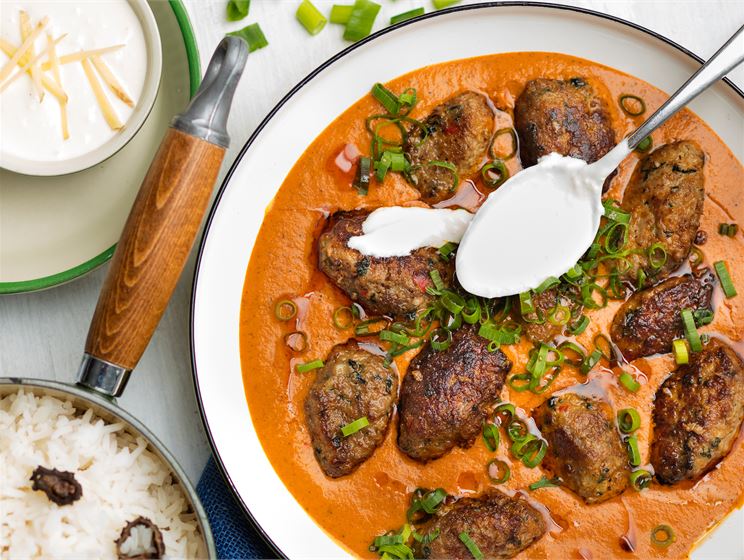 Lammas-Kofta ja Inkiväärijogurttia