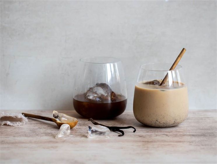 Islatte med vaniljsmak