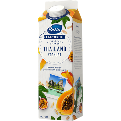 Valio Laktosfri världens smaker yoghurt Thailand 1000 g