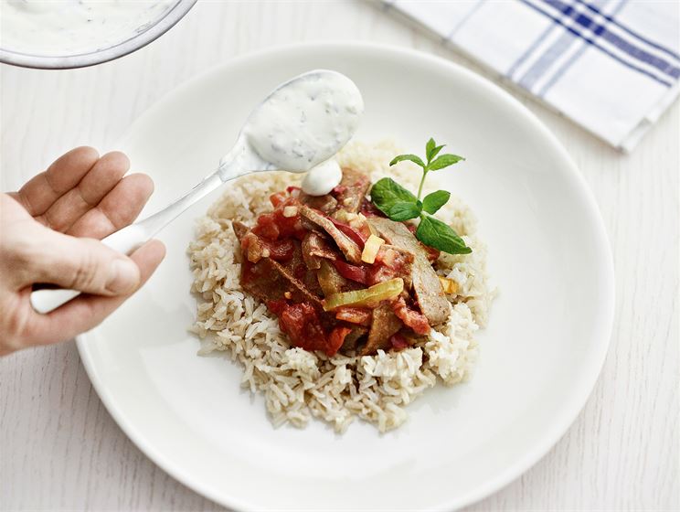 Kebab kastike (riisille)