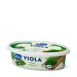 Valio Viola® kevyt e200 g tilli tuorejuusto laktoositon