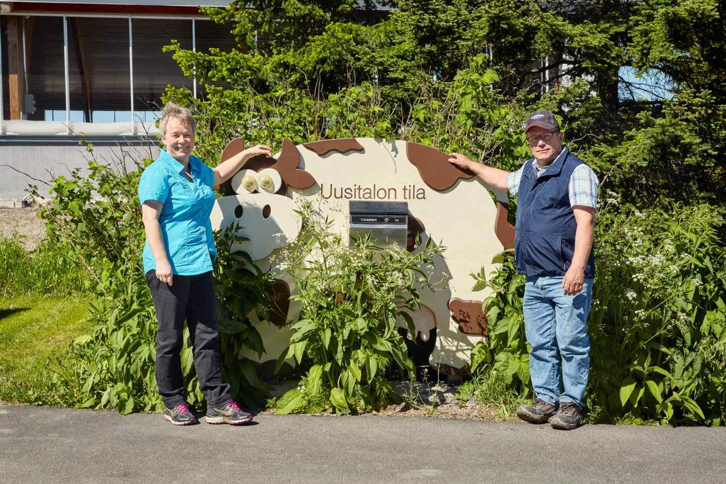 Recycling at an organic dairy farm in Southwest Finland