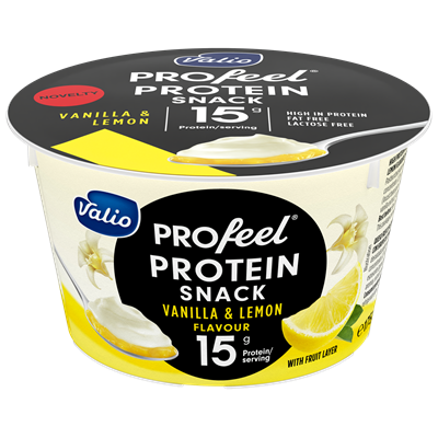 Valio PROfeel®️ Protein Vanilla-Lemon Bi-layered Quark