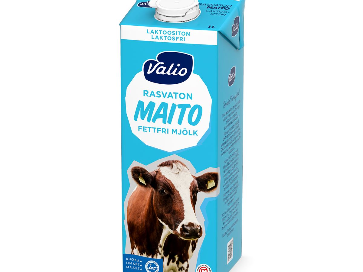 Valio Rasvaton Maito Laktoositon UHT Valio Aimo Valio Rasvaton Maito Laktoositon UHT Valio Aimo