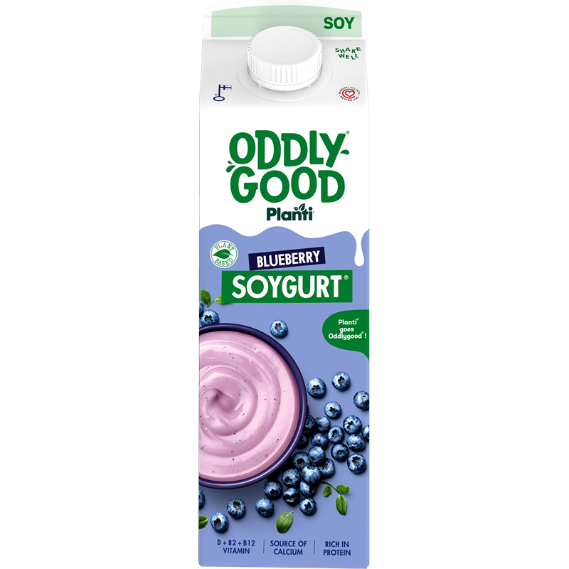 Oddlygood® Planti Soygurt 1 kg blåbär