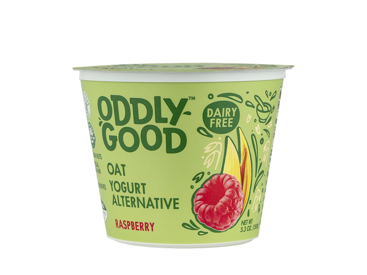 Oat yogurt alternative Raspberry Oddlygood