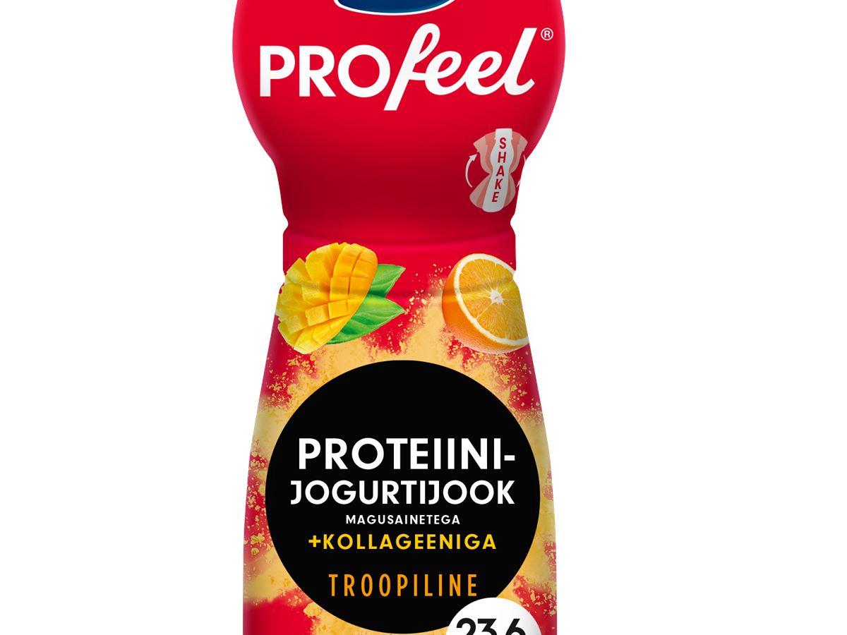Valio PROfeel tropical protein yoghurt drink with collagen 275g Valio