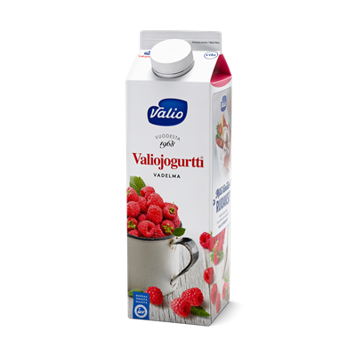 Valiojogurtti® 1 kg vadelma laktoositon