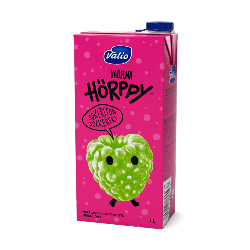Valio HÖRPPY™ mehujuoma 1 l vadelma sokeriton