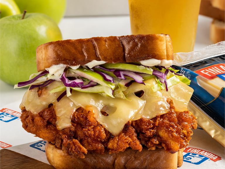 Nashville Hot Chicken Sandwich Finlandia Cheese