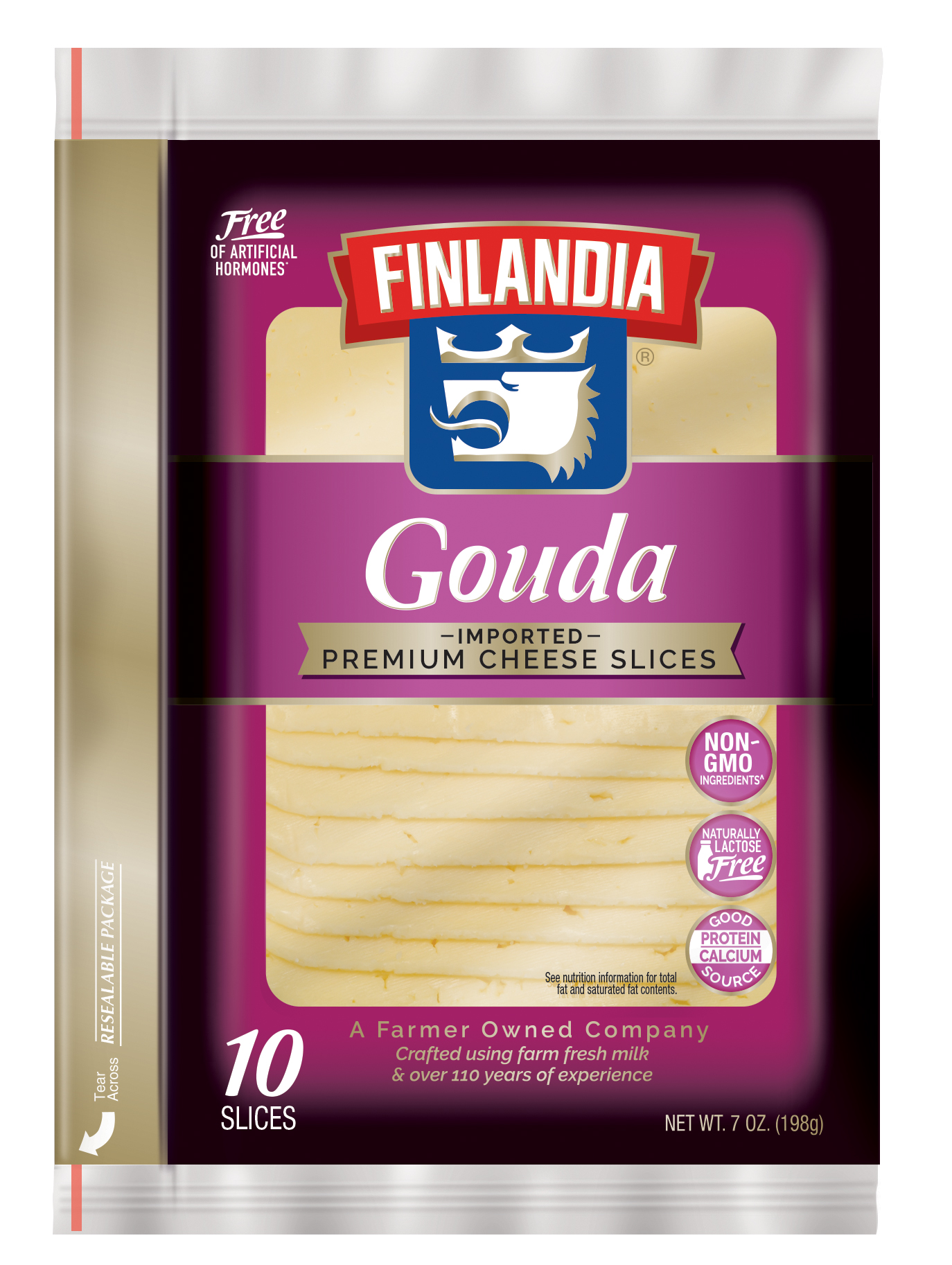Finlandia Imported Gouda Slices Finlandia Cheese