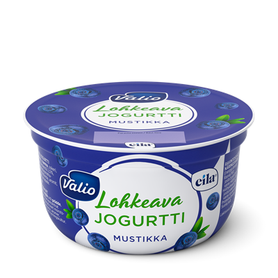 Valio lohkeava jogurtti 150 g mustikka laktoositon
