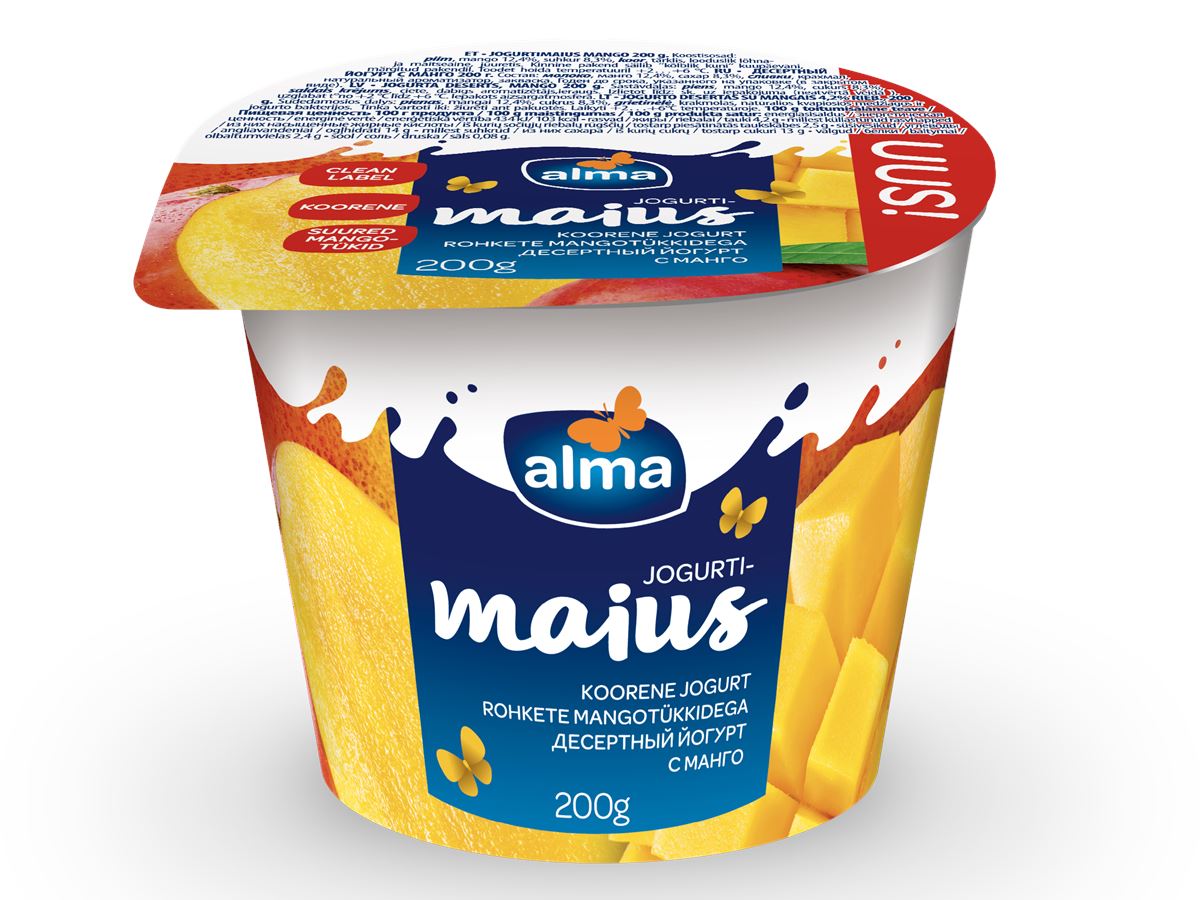 Alma <b>mango</b> <b>yoghurt</b> dessert 200g.