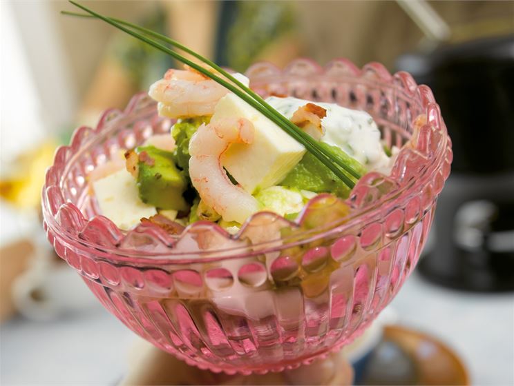 Katkarapu-pähkinäcocktail