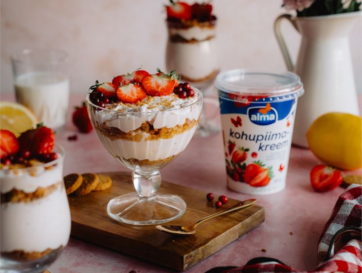 Kohupiima-küpsisemagustoit