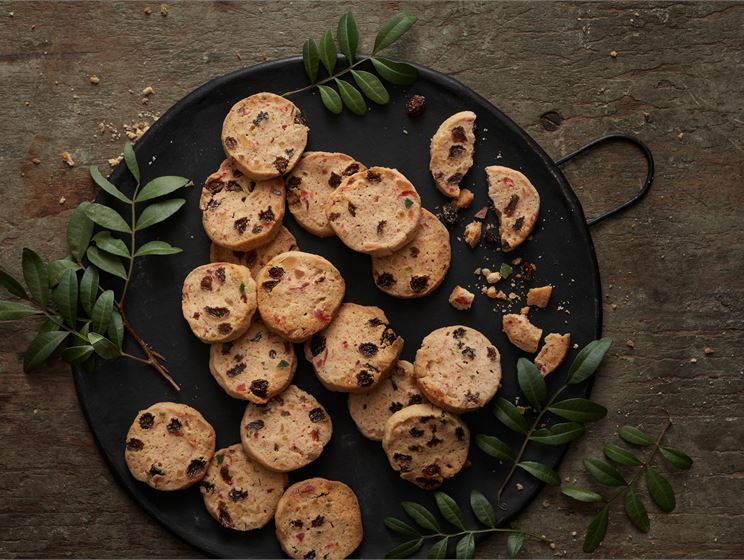 Englantilainen hedelmäkakku-pikkuleipä