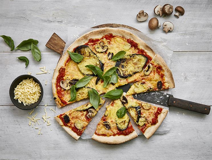 Auberginepizza