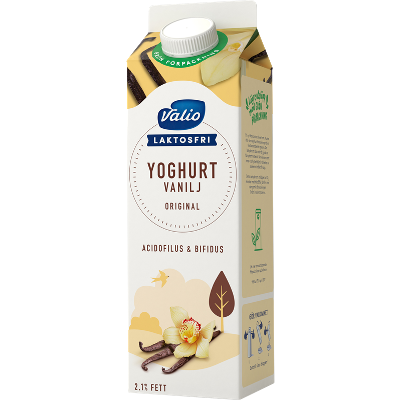 Valio Laktosfri yoghurt vanilj 1000 g
