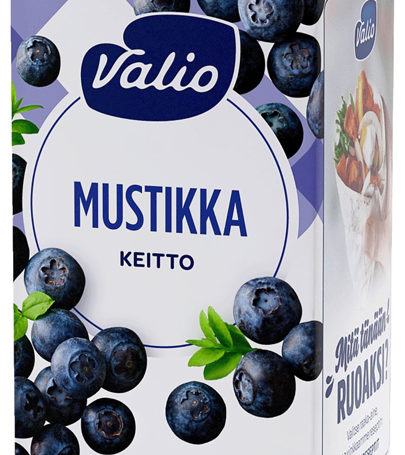 Valio черничный кисель, 1 кг | Valio